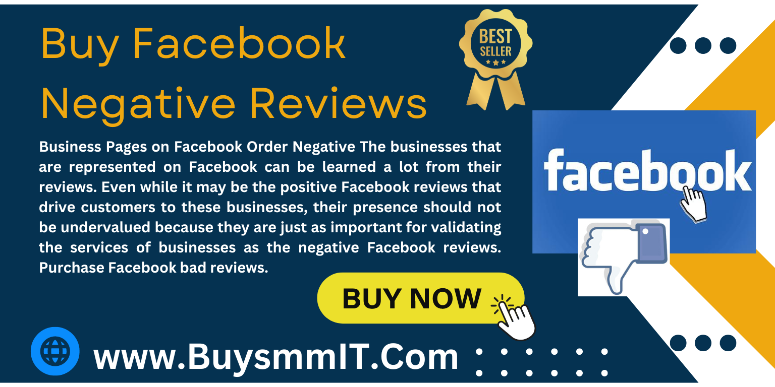 Buy Facebook Negative Reviews