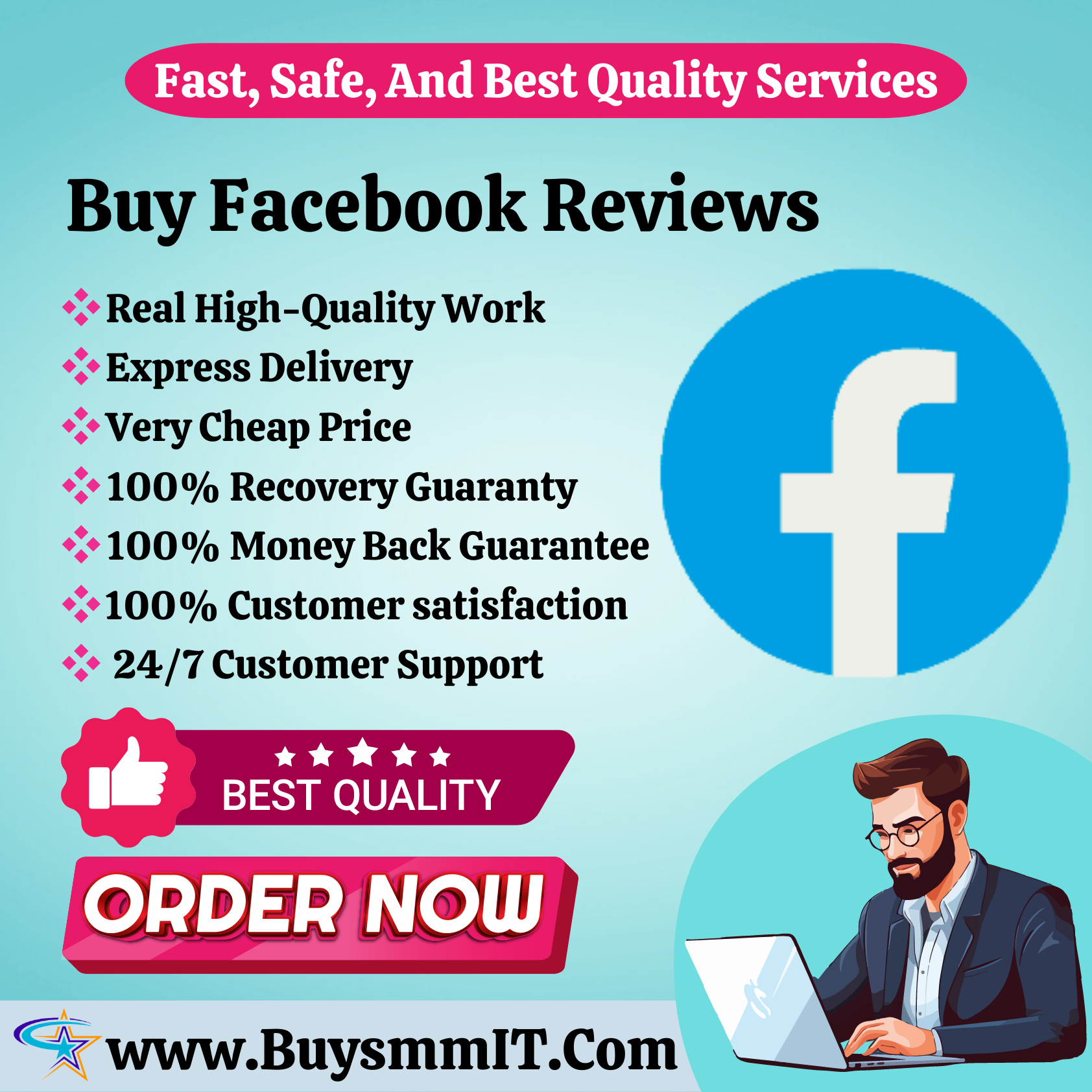 Buy Facebook Reviews -100% Satisfaction Guaranteed